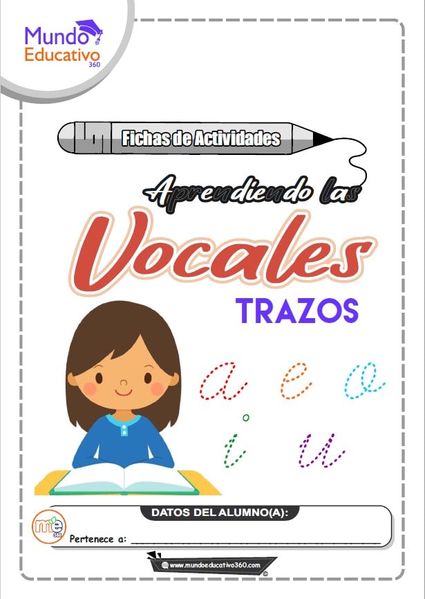 Fichas-Vocales con Trazos 1