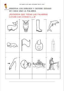 Cuaderno USO De Las Letras B Y D Para El Nivel Primaria – Mundo ...