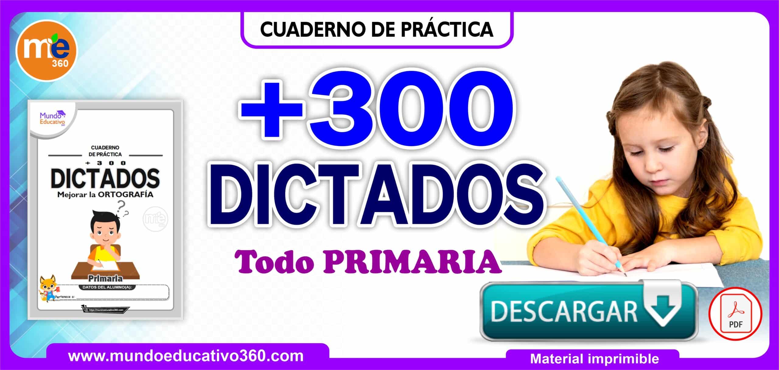 300 dictados para educación primaria