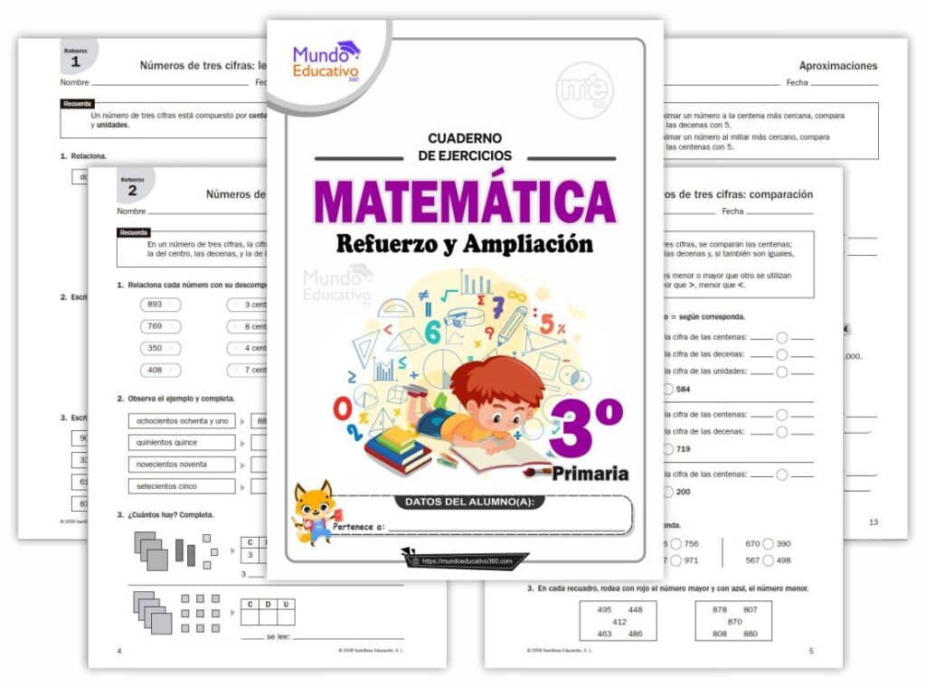 Cuaderno Matemática 3º 4
