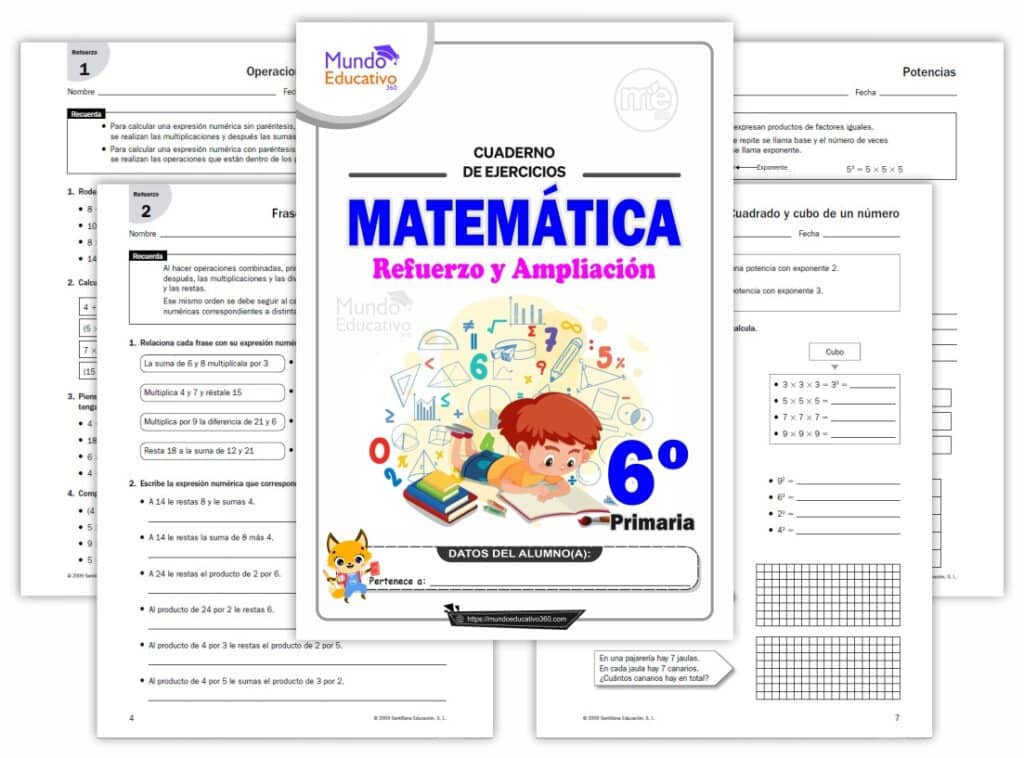 Cuaderno Matemática 6º 4