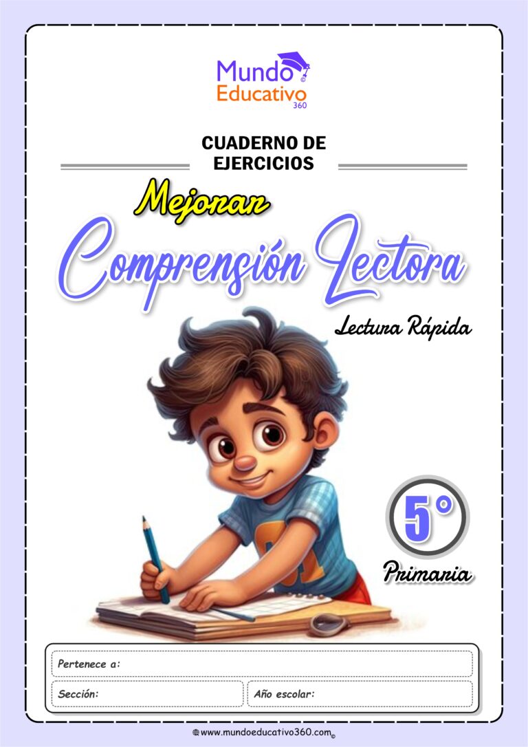 Cuaderno Comprensión Lectora 5to. Grado Mejora La Lectura Rápida ...